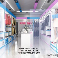 Thiết kế cửa hàng thời trang công sở - Thái Nguyên